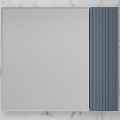 Style Line Мебель для ванной Стокгольм 80 подвесная графит софт – фотография-9